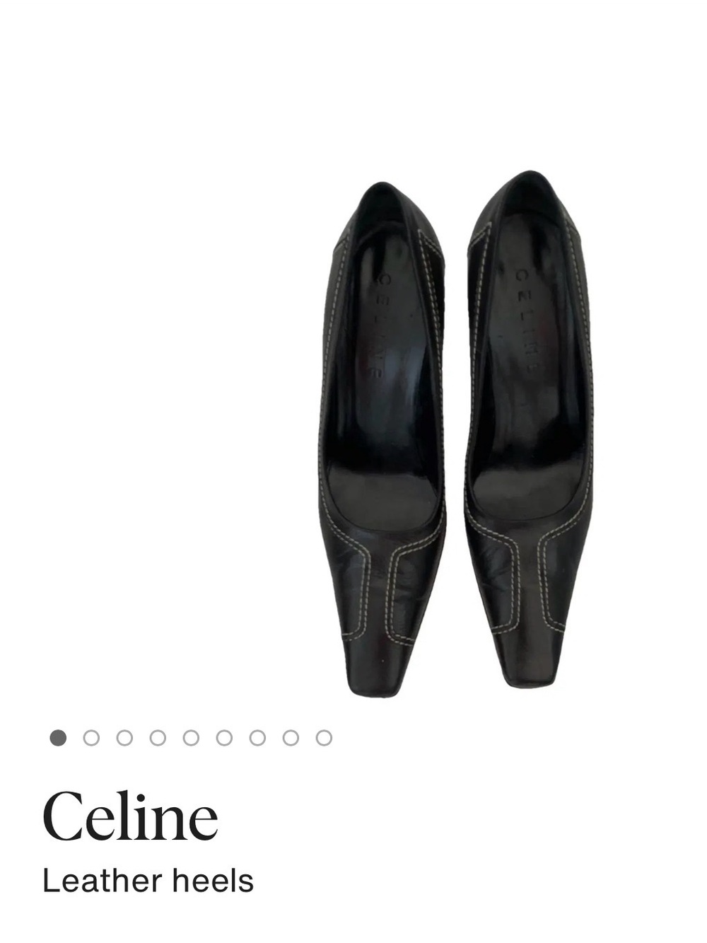 Celine Leather Heels